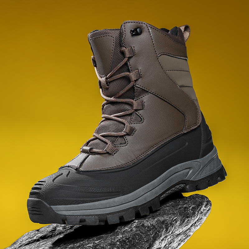 Men'S Fashion Hiking Boots - Men's Non-Slip Warm Hiking Shoes Winter