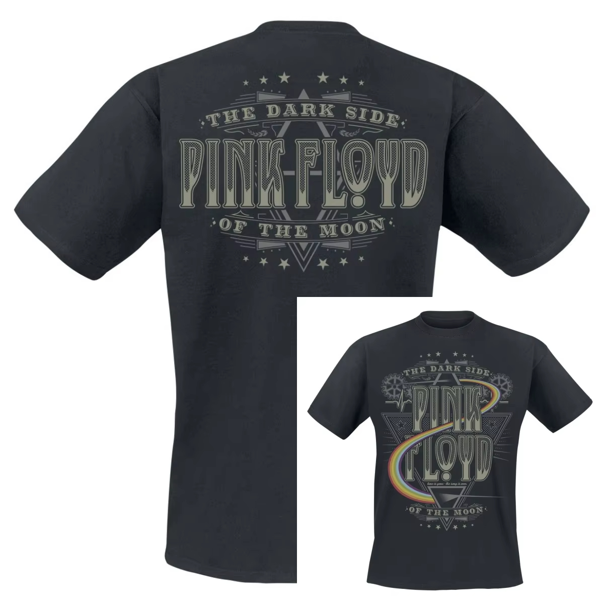 Men'S Fashion Pink Shirt - New Pink Floyd Graphic Cotton Band