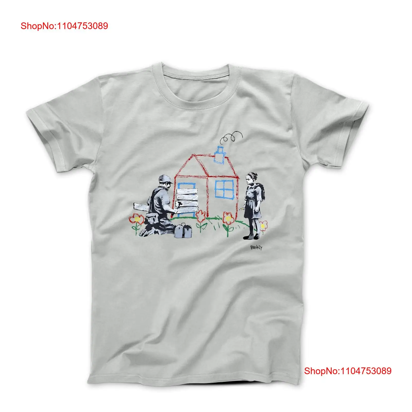 Men'S Fashion Houses - Banksy Boarded Crayon House Street Art