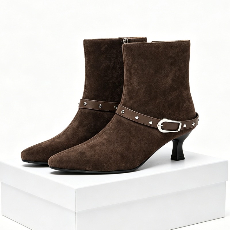 Men'S Fashion Model - New Winter Suede Women High Boots