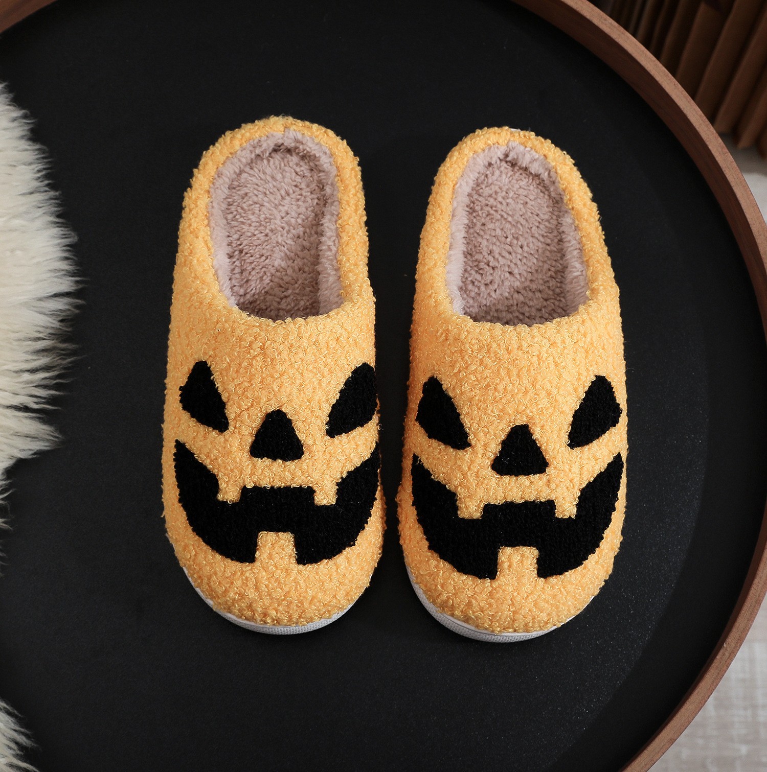 Men'S Fashion Houses - Winter Fluffy Slippers Men Home Funny