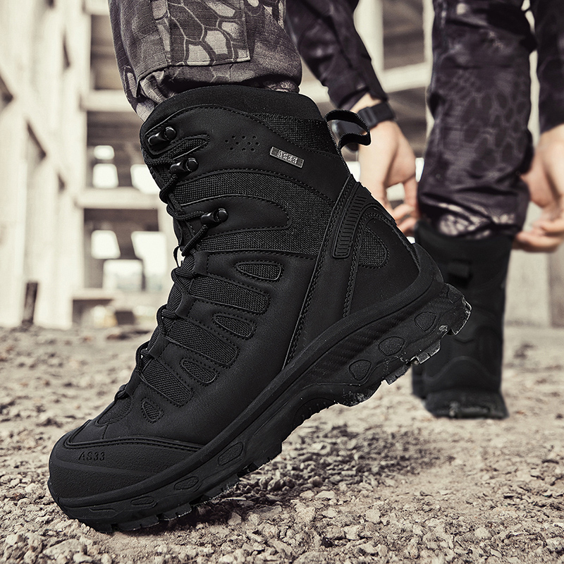 Men'S Fashion Hiking Boots - New Men Tactical Boots Military Brand