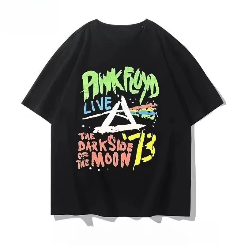 Pink Floyd Graphic Print T-Shi - Men'S Fashion Pink Shirt 리뷰 및 가격
