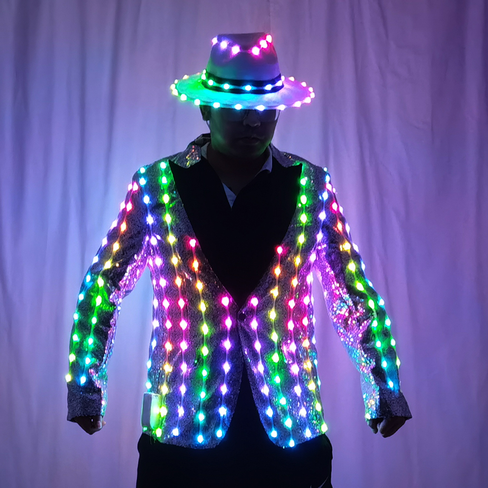 Full Color LED Sequins Fashion - Men'S Fashion For 60 Year Old 리뷰 및 가격