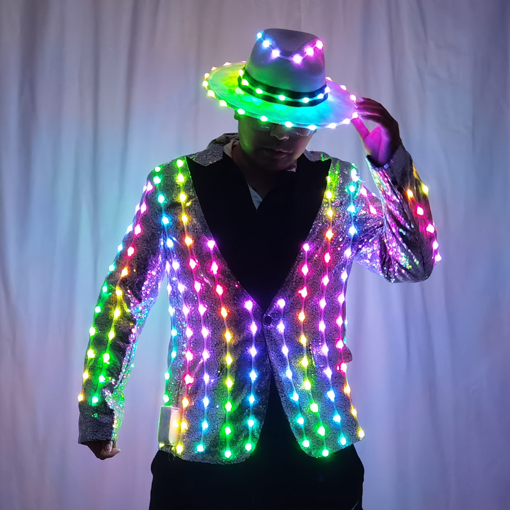 Full Color LED Sequins Fashion - Men'S Fashion For 60 Year Old 리뷰 및 가격