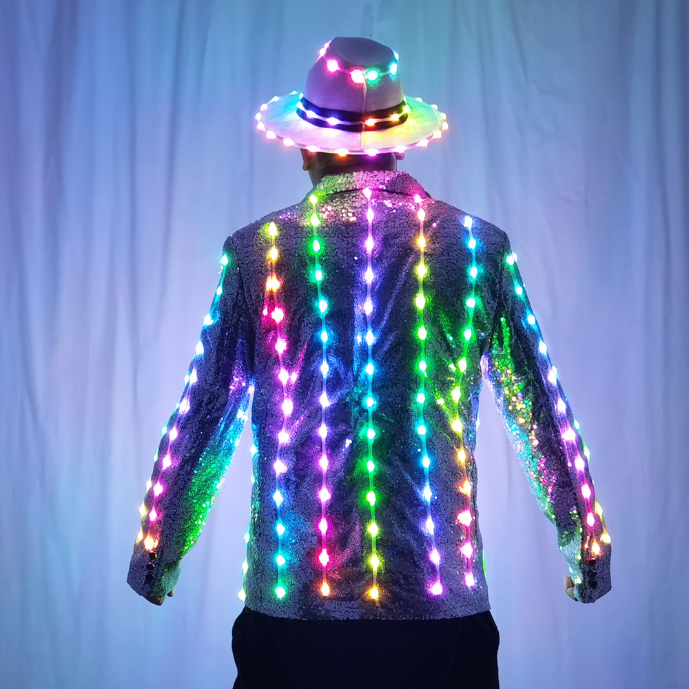 Full Color LED Sequins Fashion - Men'S Fashion For 60 Year Old 리뷰 및 가격