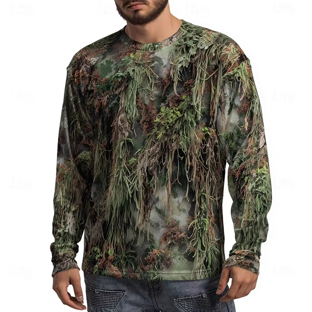 Men's Camo Animal Print Long S - Mens Fashion Casual 리뷰 및 가격