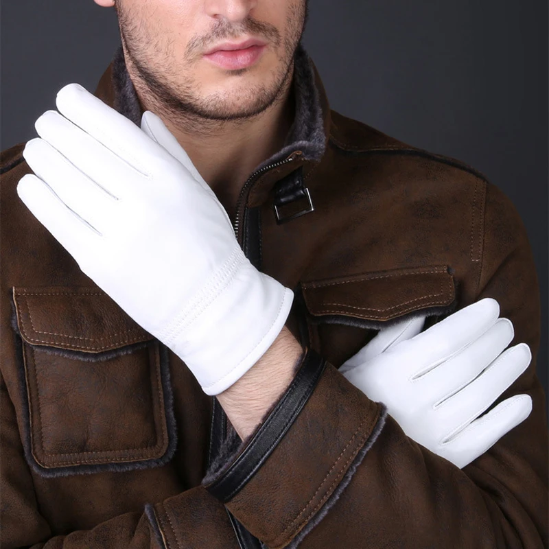 2025 Winter Genuine Leather Wh - Driving Gloves Leather 리뷰 및 가격