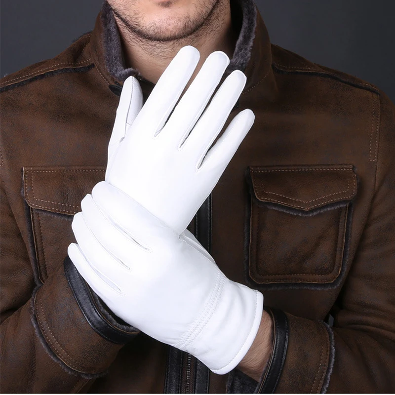 2025 Winter Genuine Leather Wh - Driving Gloves Leather 리뷰 및 가격