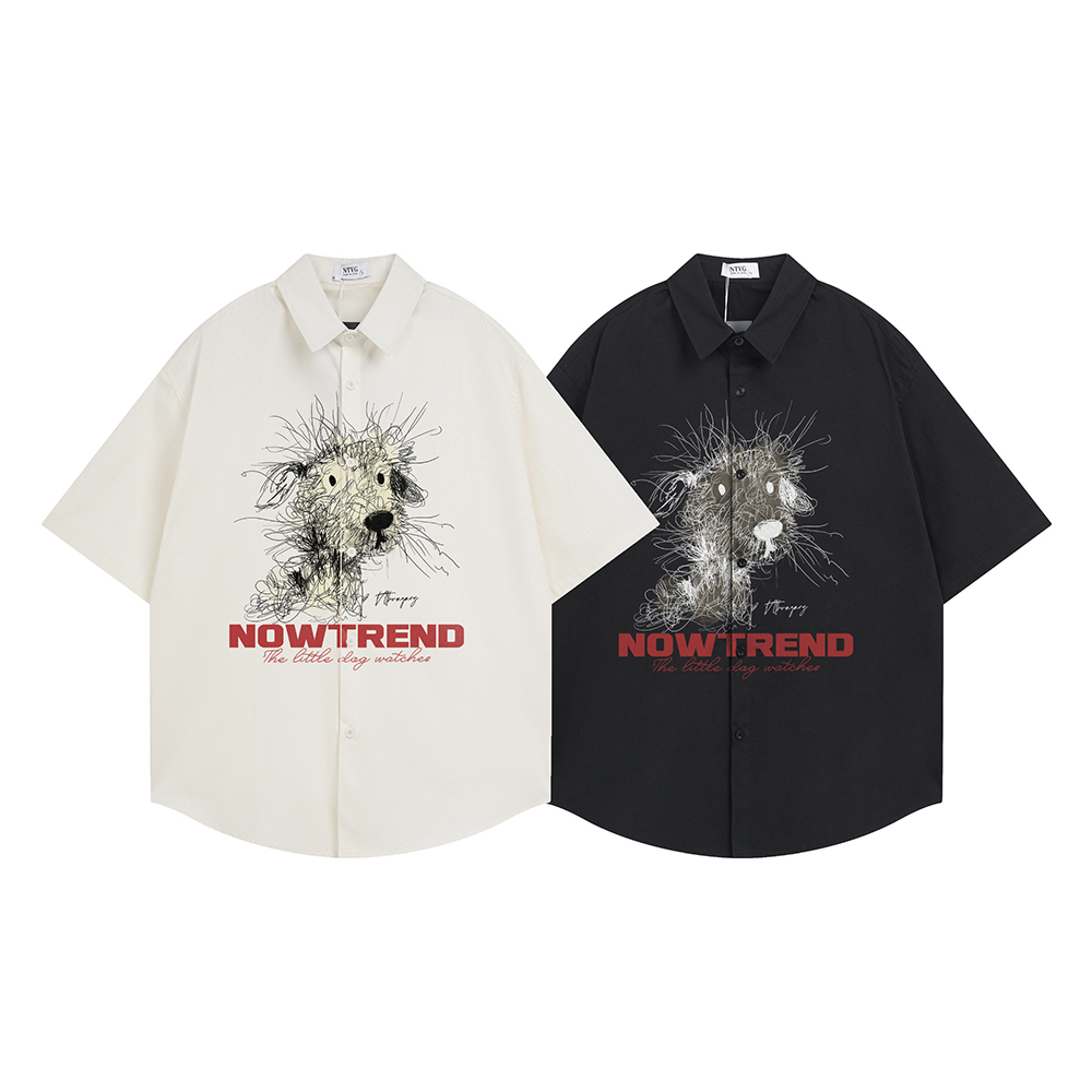 Fashion Funny Print Shirt Shor - Men'S Fashion Reviews 리뷰 및 가격