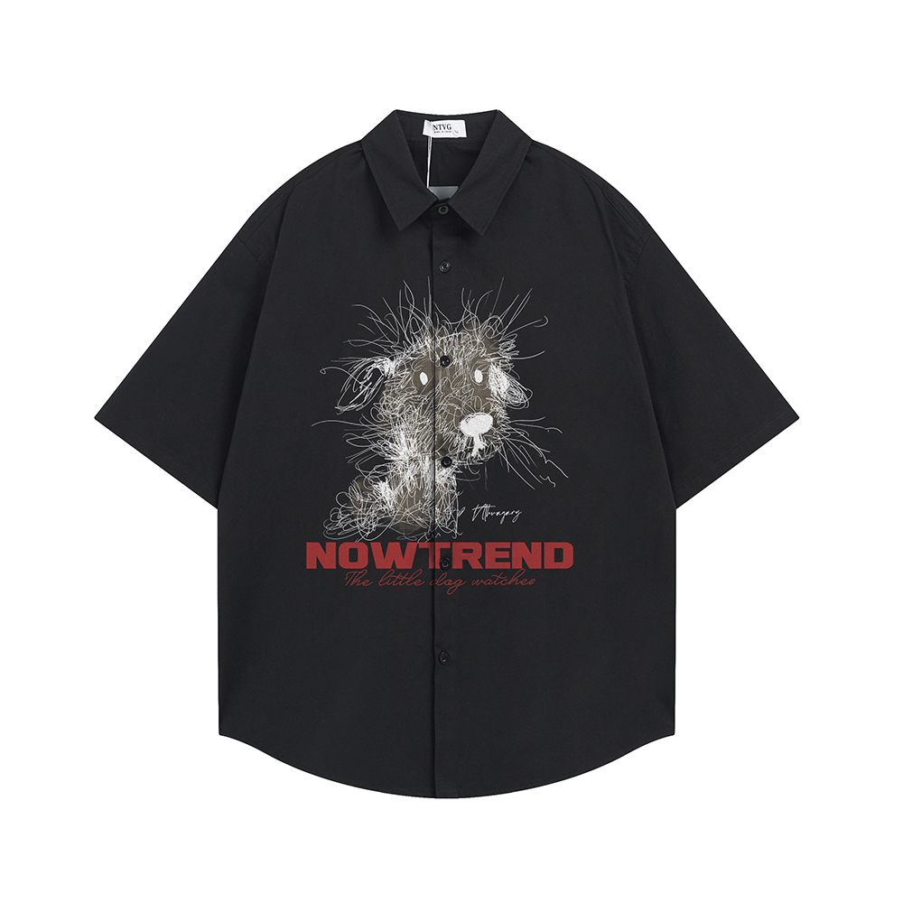 Fashion Funny Print Shirt Shor - Men'S Fashion Reviews 리뷰 및 가격