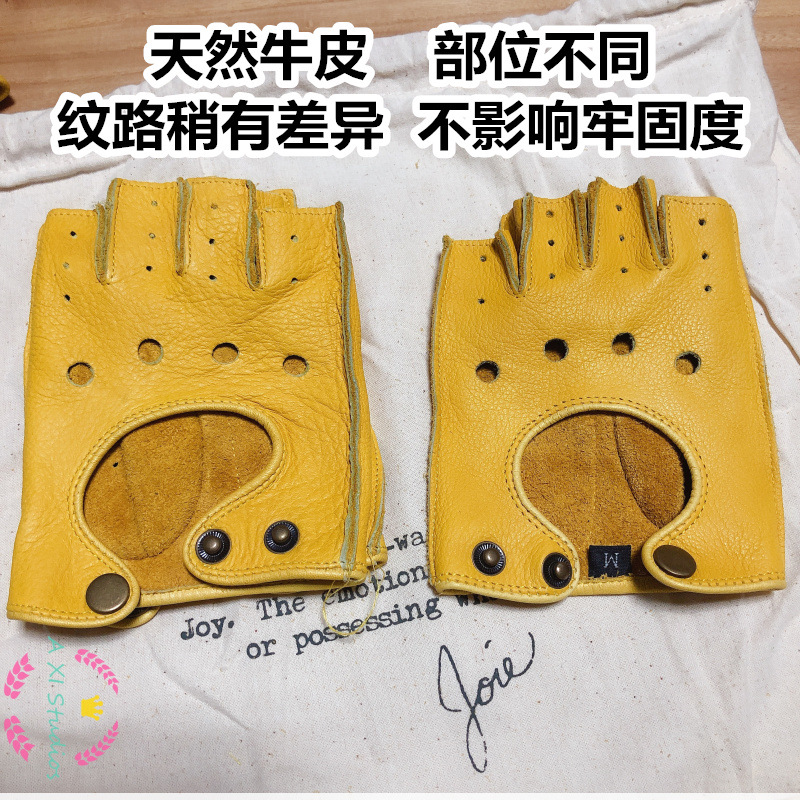 Motorcycle Retro Locomotive Ri - Driving Gloves Leather 리뷰 및 가격