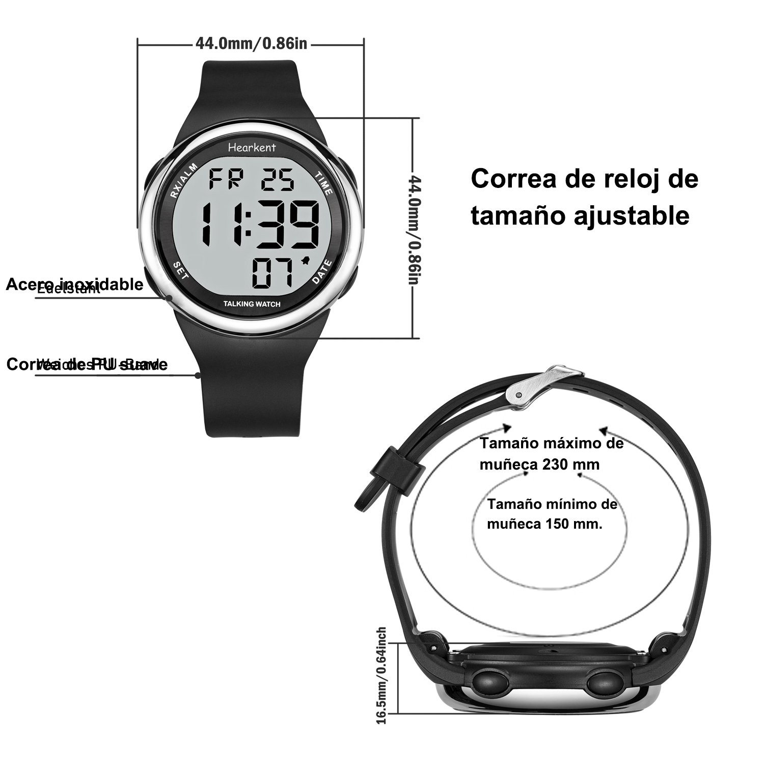 Hearkent Spanish Talking Watch - Men'S Fashion For 60 Year Old 리뷰 및 가격