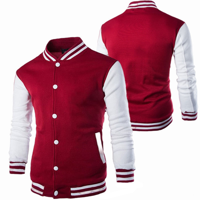 Hoodies Men/Boy Baseball Jacke - Varsity Jacket Letterman 리뷰 및 가격