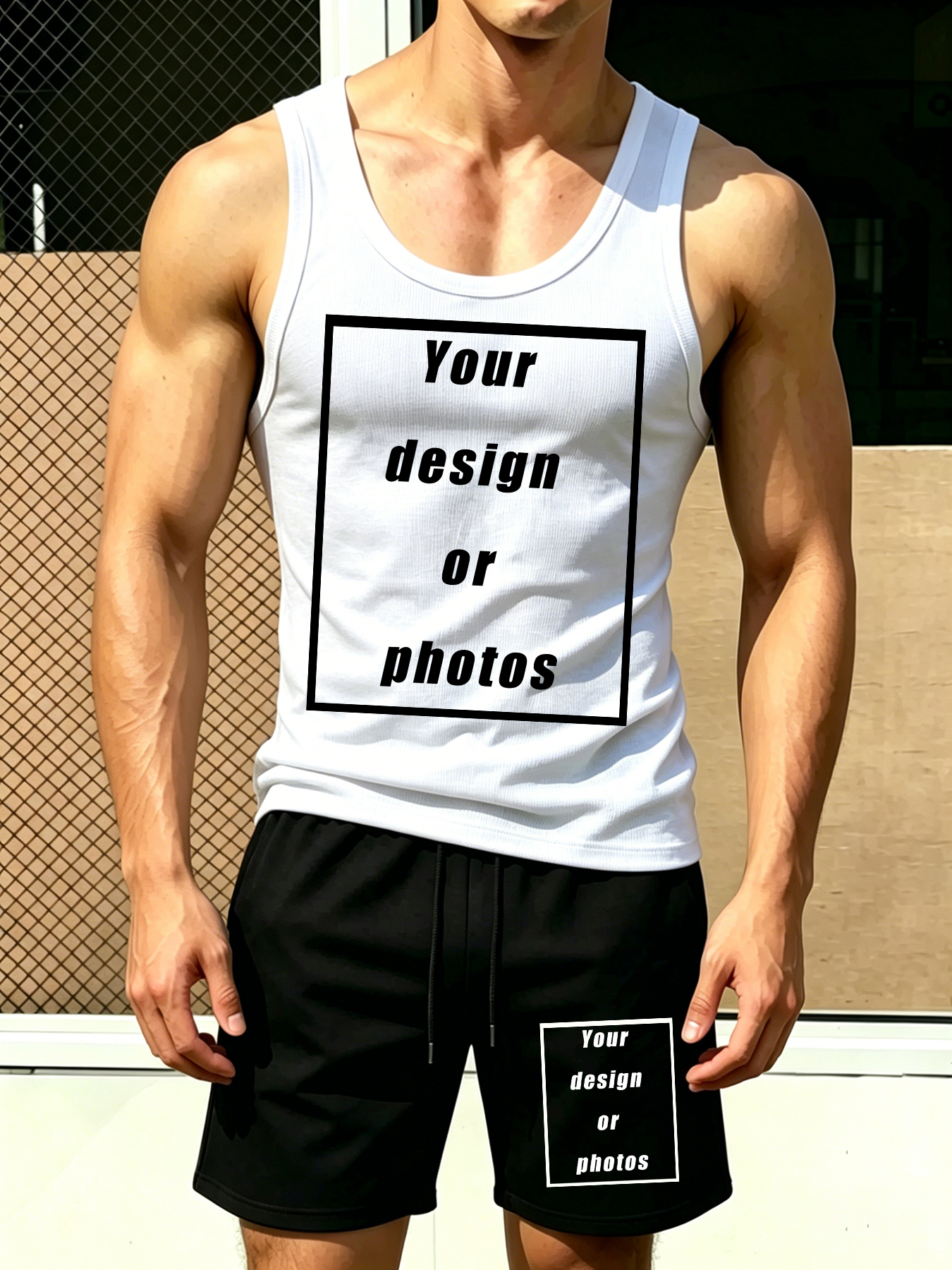 Men's Sports Tank Top Set Shor - Men'S Fashion Clothing 리뷰 및 가격