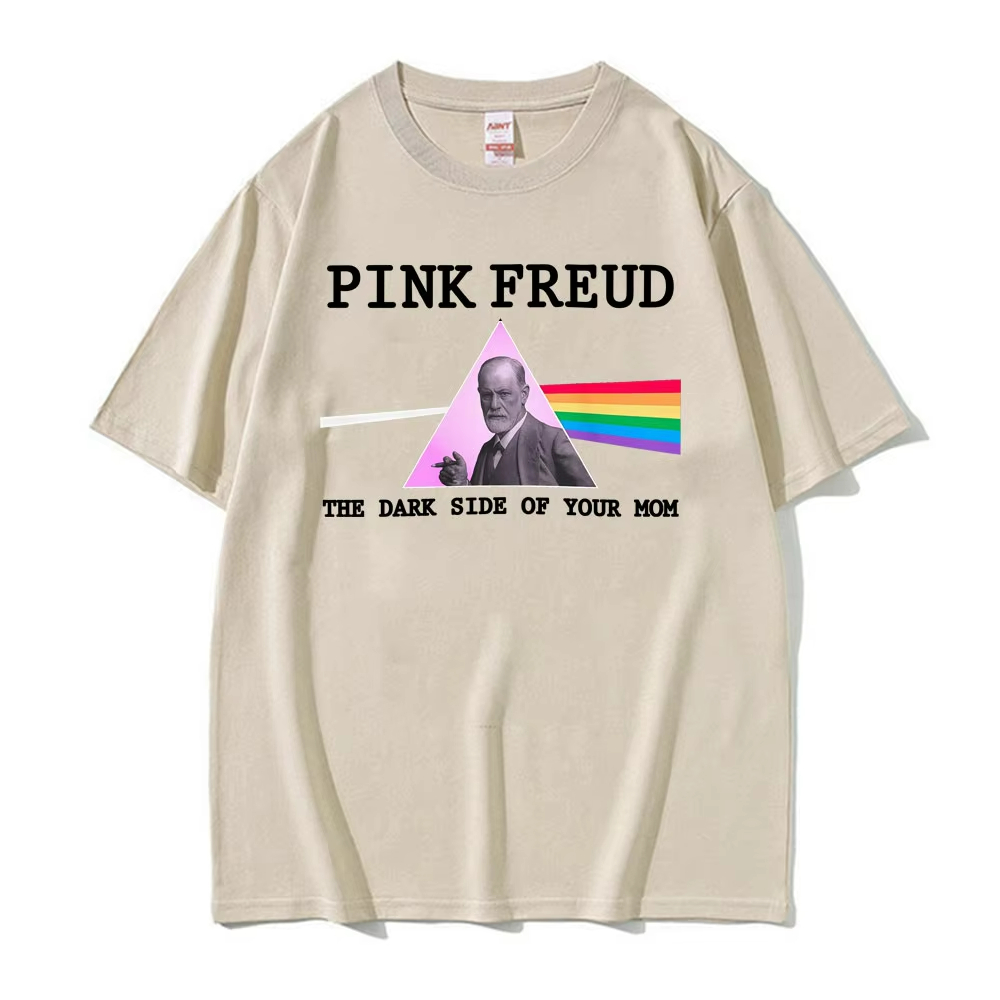 Funny Pink Freud The Dark Side - Men'S Fashion Pink Shirt 리뷰 및 가격