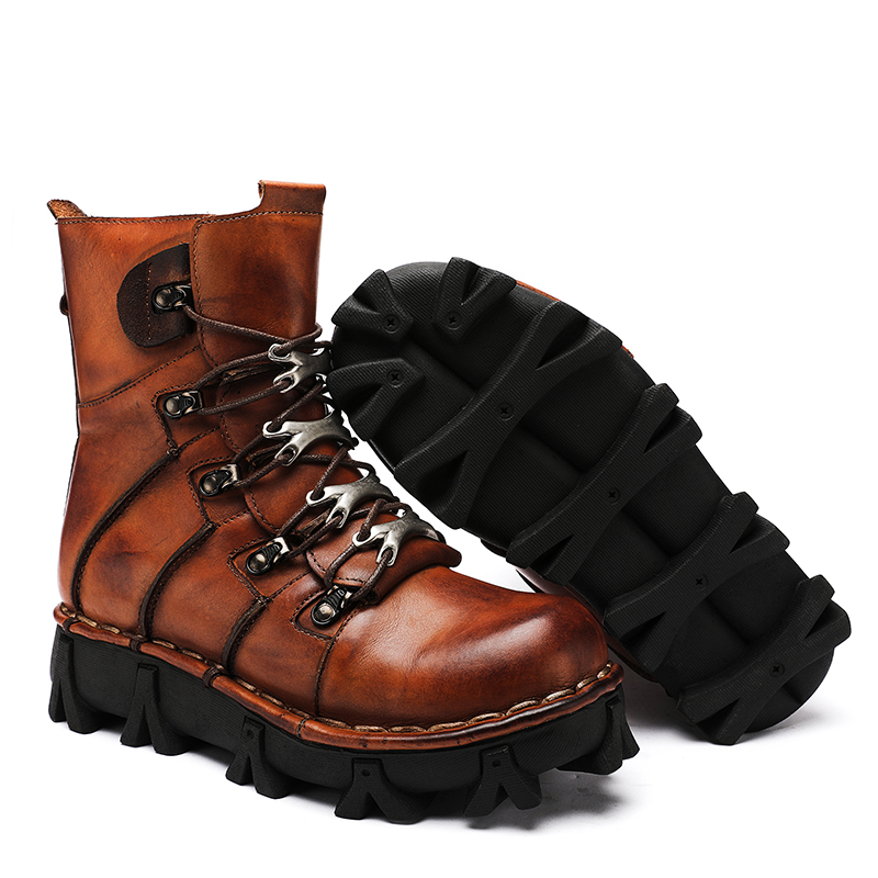 Fashion Men's Cowhide Genuine  - Men'S Fashion Hiking Boots 리뷰 및 가격