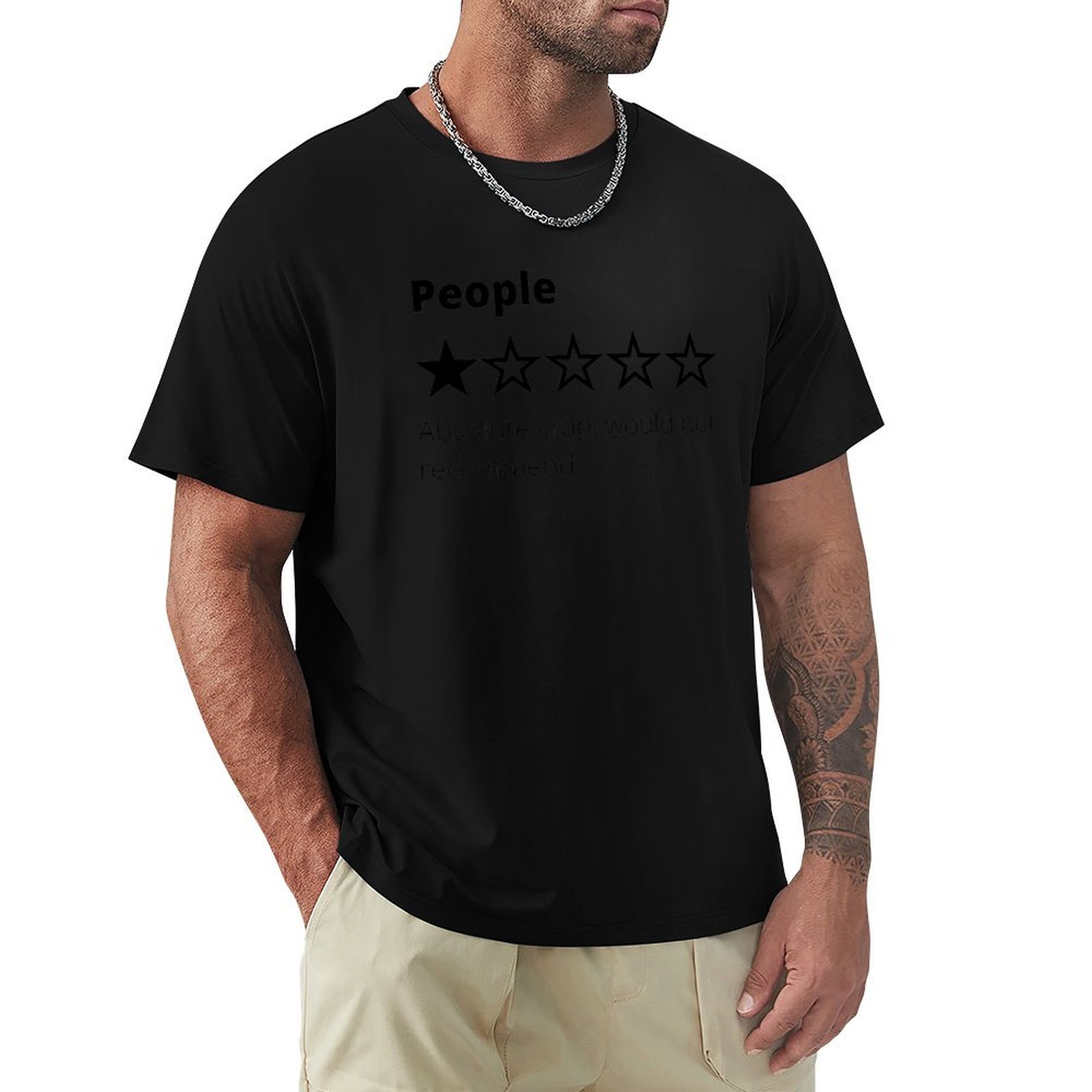 Review Of People T-Shirt Casua - Men'S Fashion Reviews 리뷰 및 가격