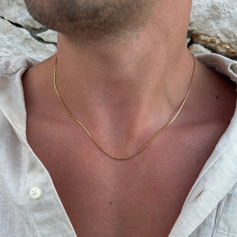 eManco New Wire Chain Necklace - Men'S Fashion For 60 Year Old 리뷰 및 가격