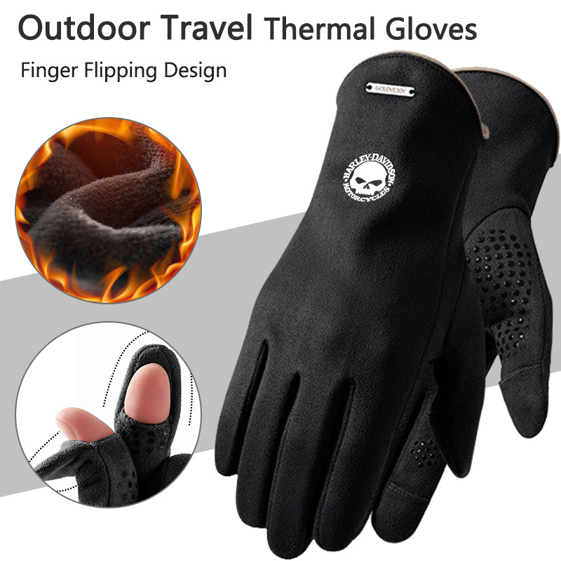2pc Man Winter Warm Gloves For - Driving Gloves Leather 리뷰 및 가격
