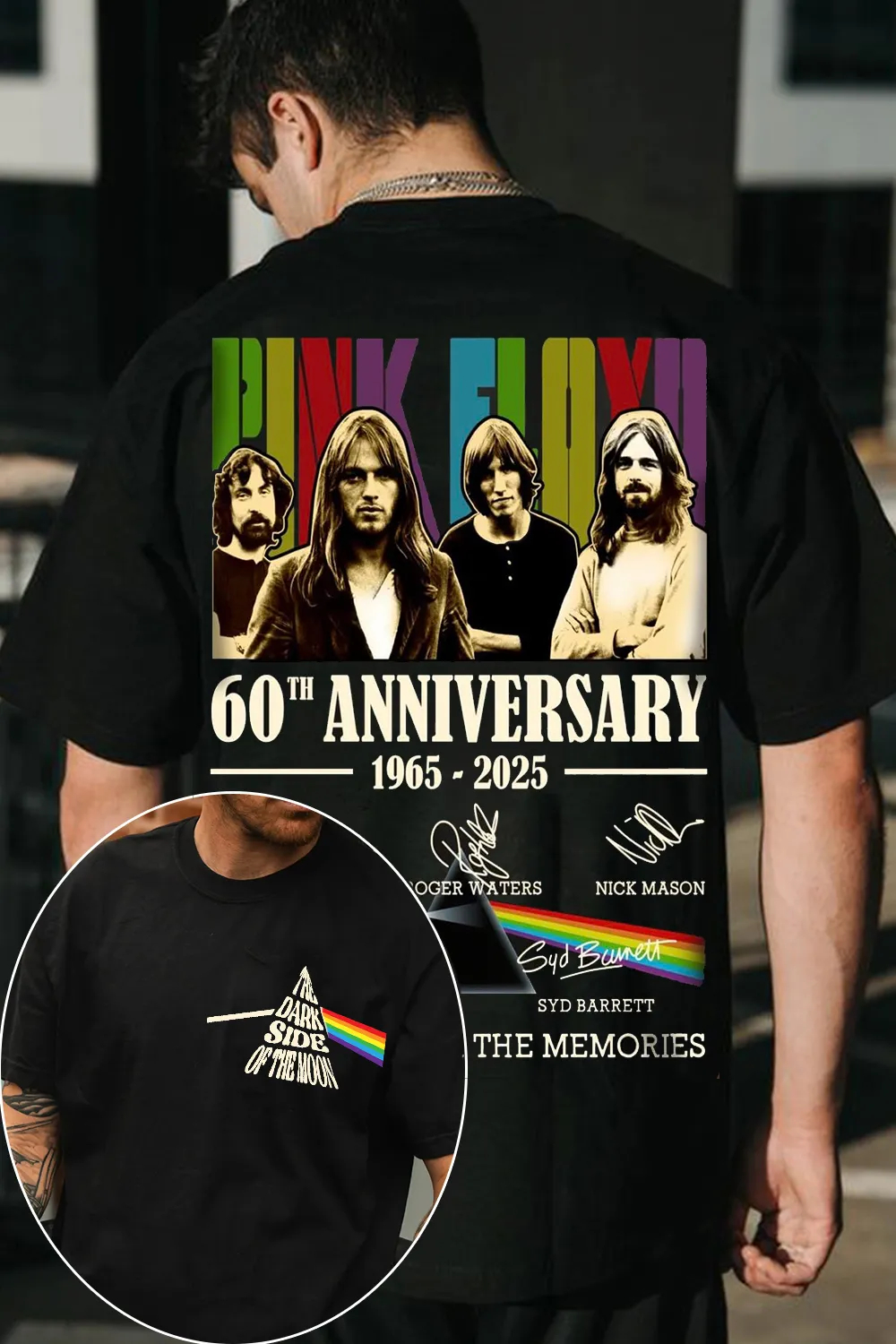 Fit Pink Floyd Graphic Cotton  - Men'S Fashion Pink Shirt 리뷰 및 가격