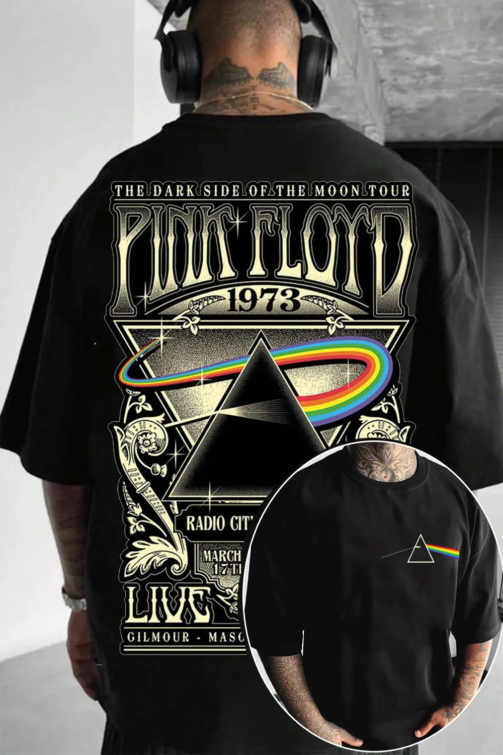 Fit Pink Floyd Graphic Cotton  - Men'S Fashion Pink Shirt 리뷰 및 가격