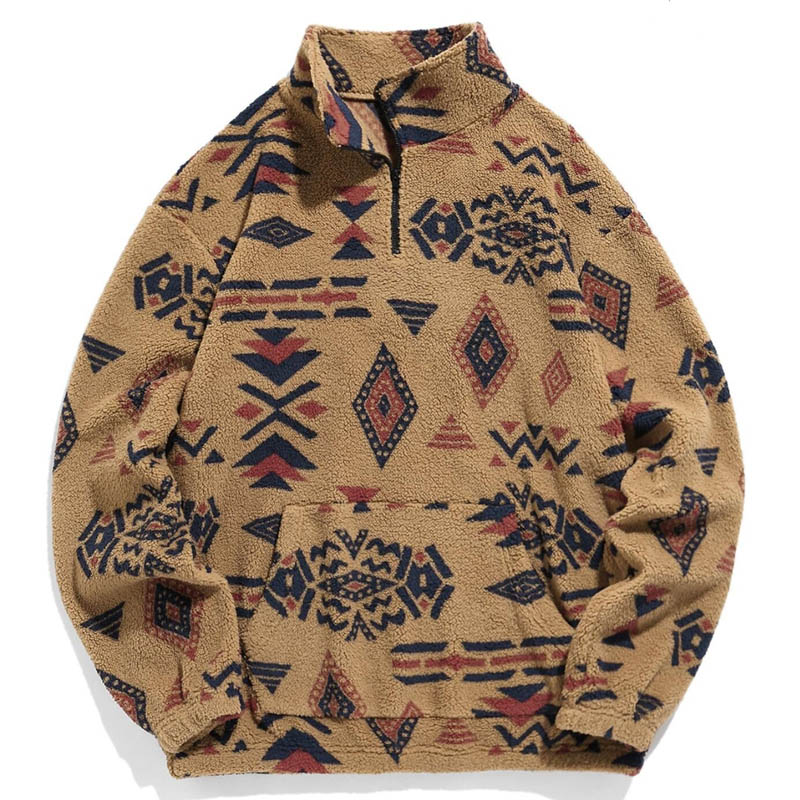 Men's fleece jacket,half-zippe - Varsity Jacket Letterman 리뷰 및 가격