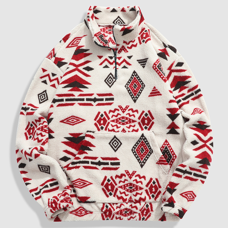 Men's fleece jacket,half-zippe - Varsity Jacket Letterman 리뷰 및 가격