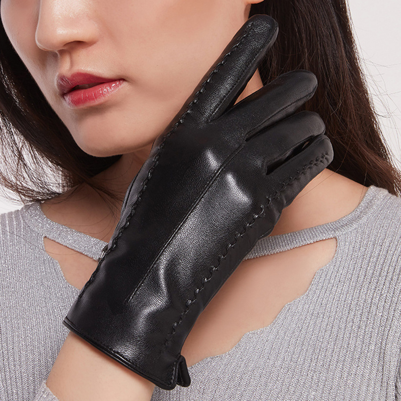 Women's Sheepskin Gloves Winte - Driving Gloves Leather 리뷰 및 가격
