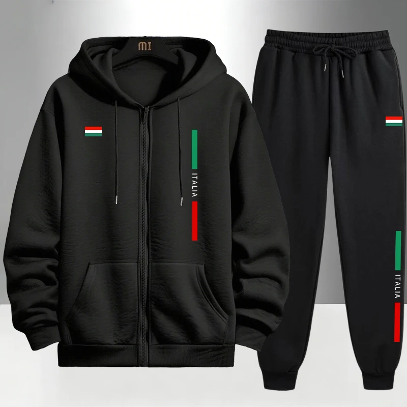 Italy Fashion Men's Set Zipper - Men'S Fashion Zipper Hoodie 리뷰 및 가격