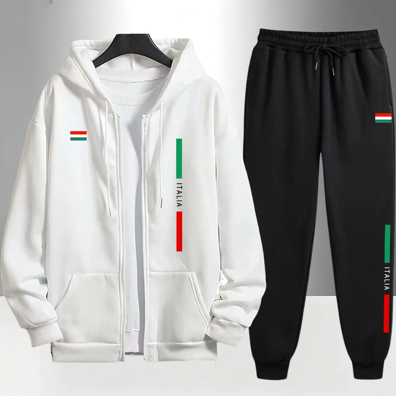 Italy Fashion Men's Set Zipper - Men'S Fashion Zipper Hoodie 리뷰 및 가격