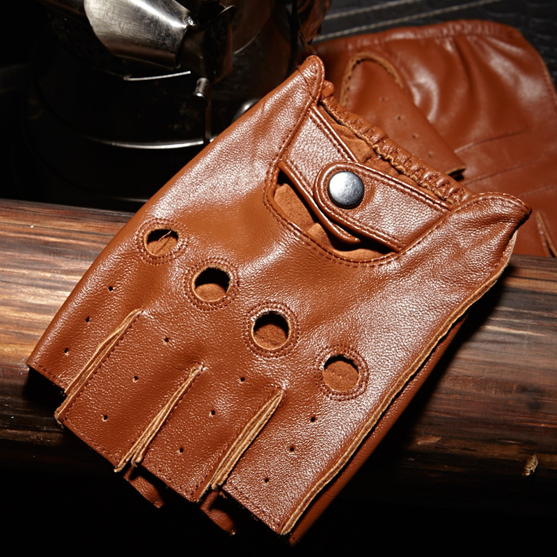 High Quality Man's Half Finger - Driving Gloves Leather 리뷰 및 가격