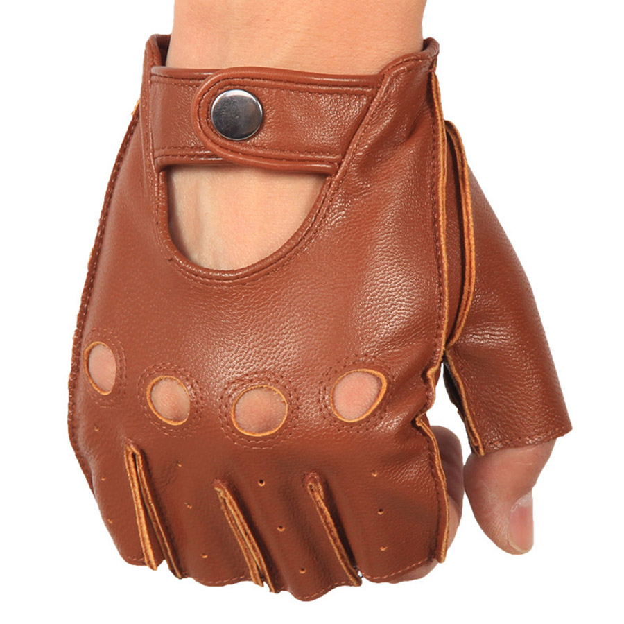 High Quality Man's Half Finger - Driving Gloves Leather 리뷰 및 가격