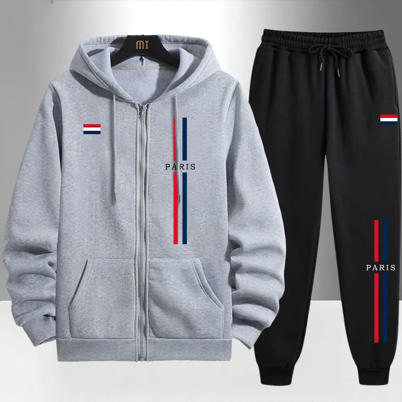 Paris Fashion Men's Set Zipper - Men'S Fashion Zipper Hoodie 리뷰 및 가격