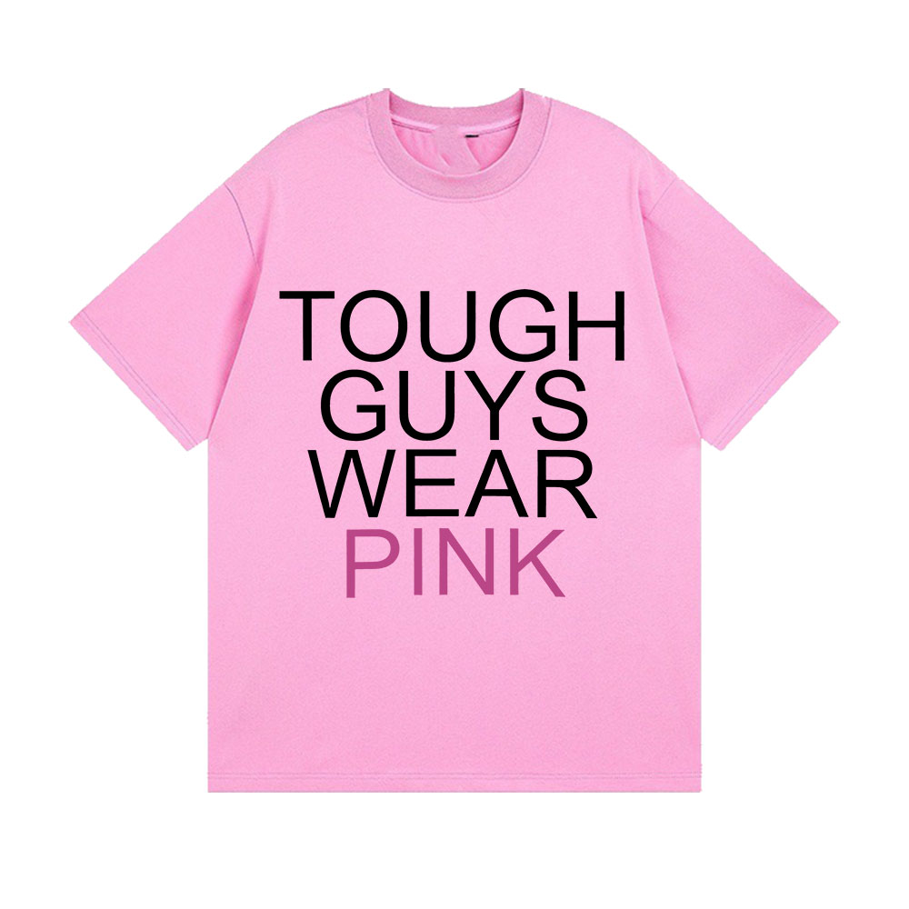 Tough Guys Wearing Pink Letter - Men'S Fashion Pink Shirt 리뷰 및 가격