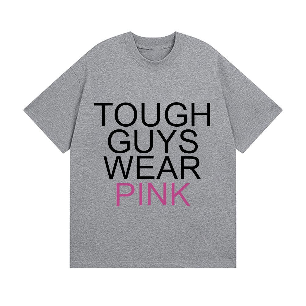 Tough Guys Wearing Pink Letter - Men'S Fashion Pink Shirt 리뷰 및 가격