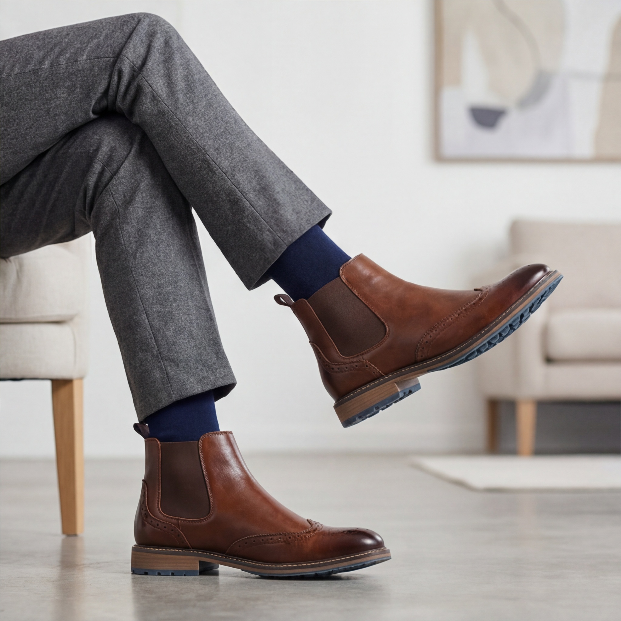 Chelsea Boots Men Comfortable  - Men'S Fashion Model 리뷰 및 가격