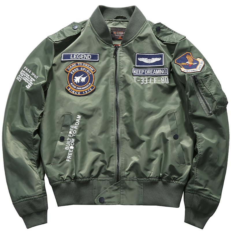 Men's Spring Tactical Army MA- - Varsity Jacket Letterman 리뷰 및 가격