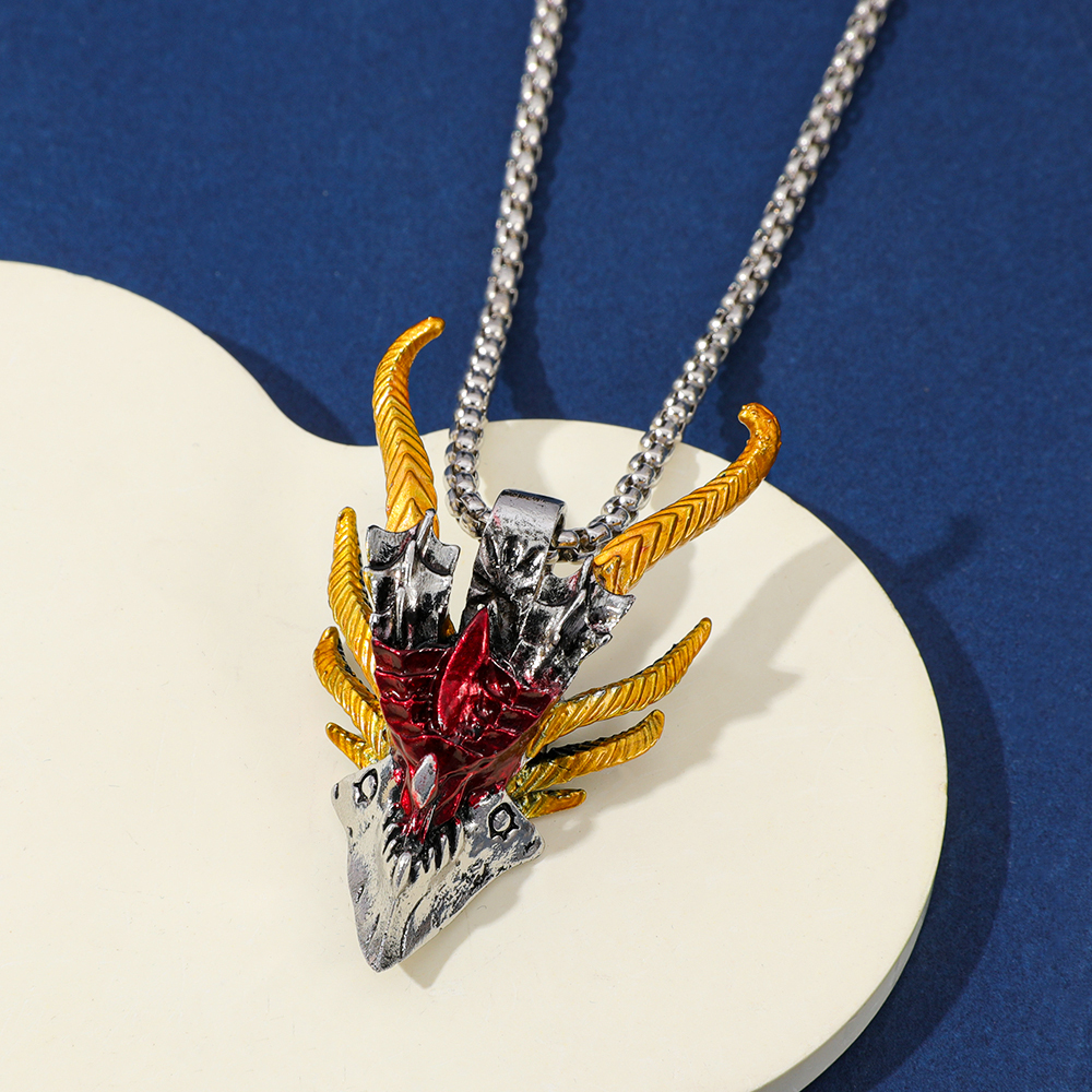 Retro Hip-Hop Evil Dragon Head - Men'S Fashion Model 리뷰 및 가격
