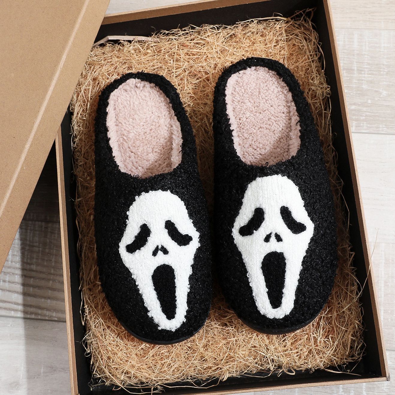 Winter Fluffy Slippers Men Hom - Men'S Fashion Houses 리뷰 및 가격