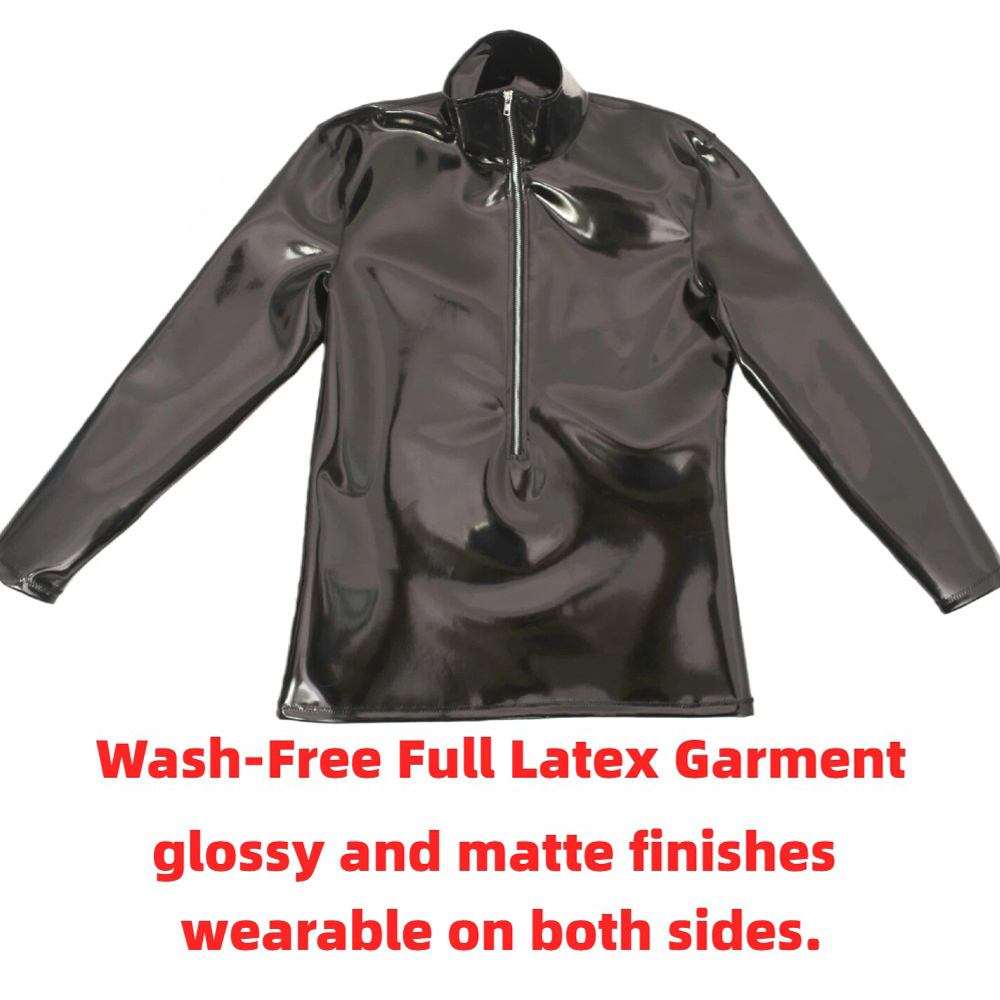 Sexy Men PVC Glossy Shiny Long - Mens Fashion Casual 리뷰 및 가격