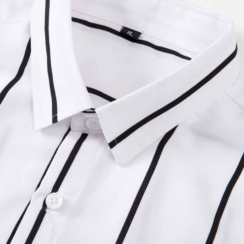 Men's Striped Dress Shirt Long - Men'S Fashion Clothing 리뷰 및 가격