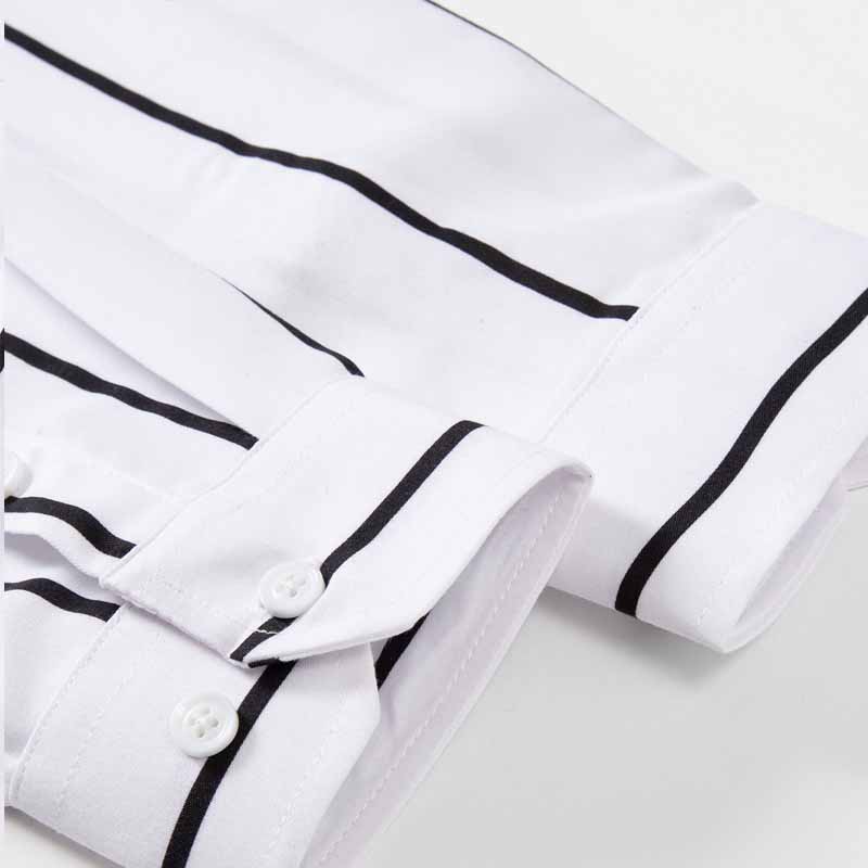 Men's Striped Dress Shirt Long - Men'S Fashion Clothing 리뷰 및 가격