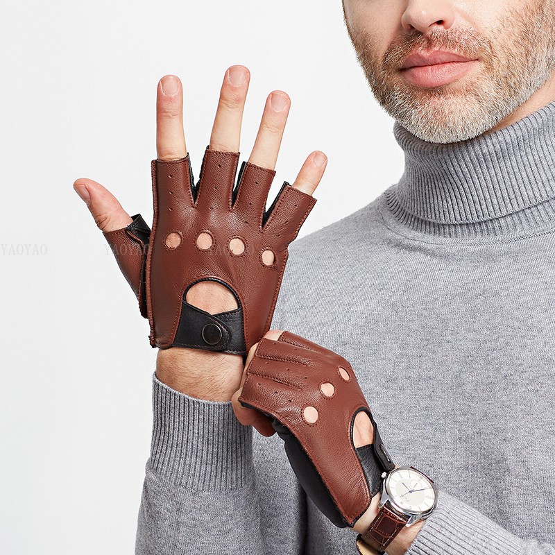Spring Male100% Pure Real Leat - Driving Gloves Leather 리뷰 및 가격