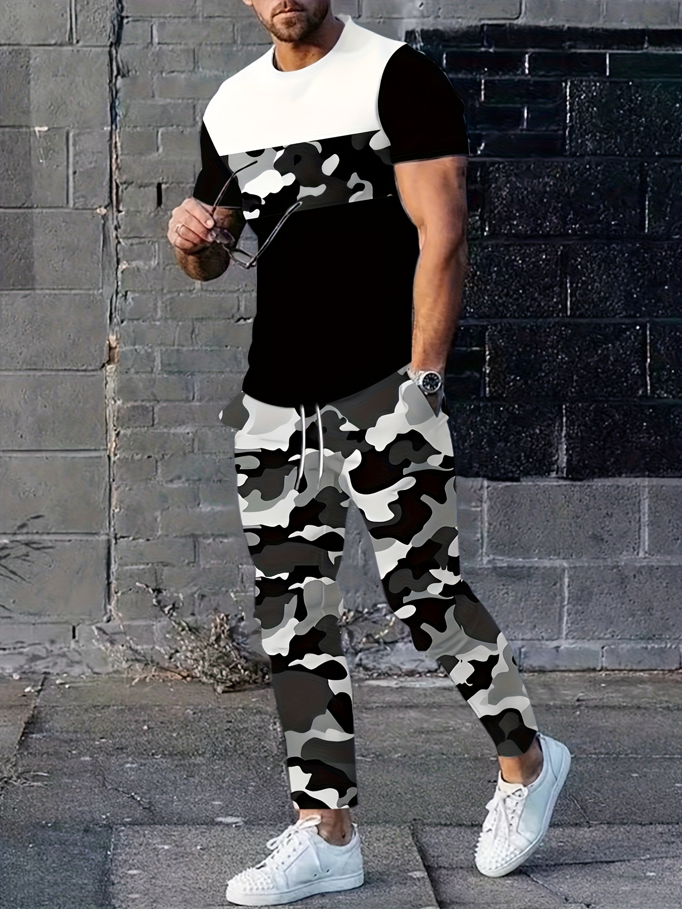 2026 Summer New Men's Short-Sl - Mens Fashion Camo Pants 리뷰 및 가격