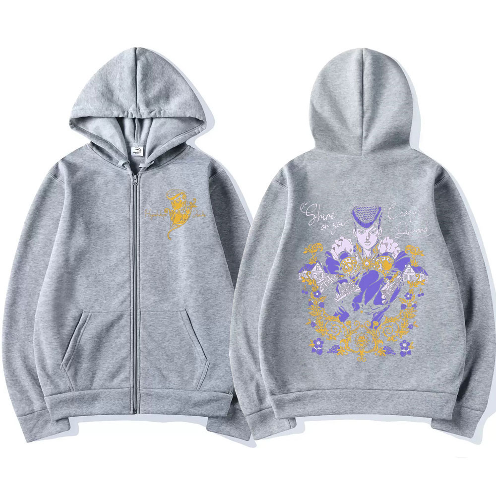 Anime Jojo Bizarre Adventure Z - Men'S Fashion Zipper Hoodie 리뷰 및 가격