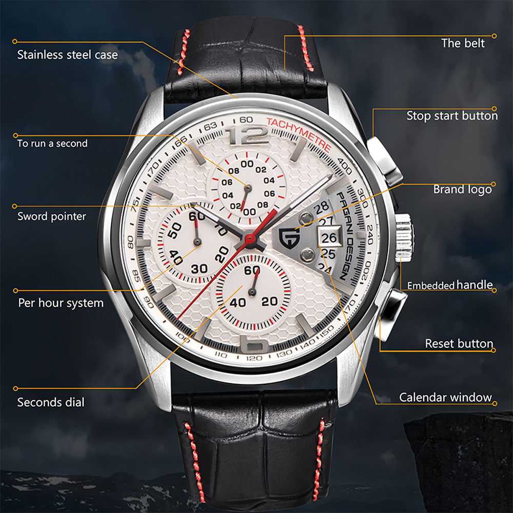 PAGANI DESIGN New PD-3306 Chro - Men'S Fashion Model 리뷰 및 가격