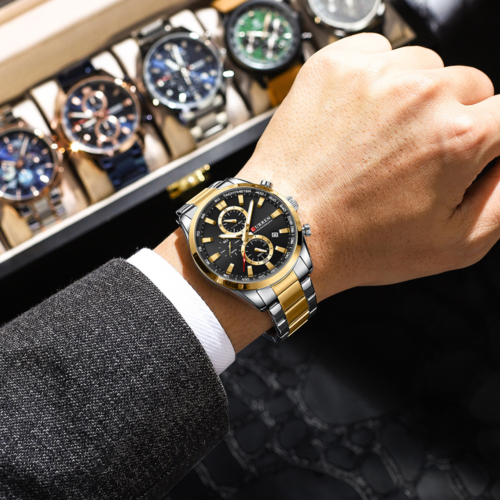 CURREN Casual Quartz Chrono Sp - Men'S Fashion Model 리뷰 및 가격