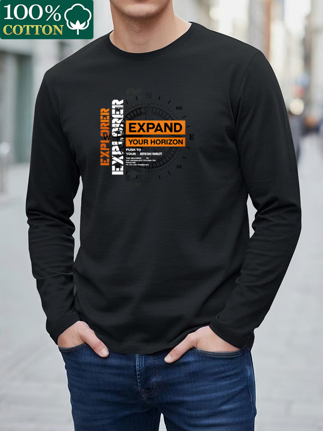 100% pure cotton men's long sl - Mens Fashion Casual 리뷰 및 가격