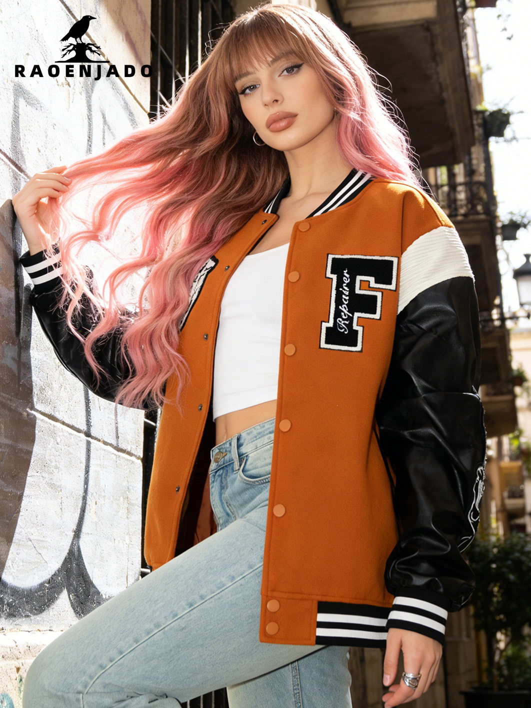 Womens Casual Varsity Jacket B - Varsity Jacket Letterman 리뷰 및 가격